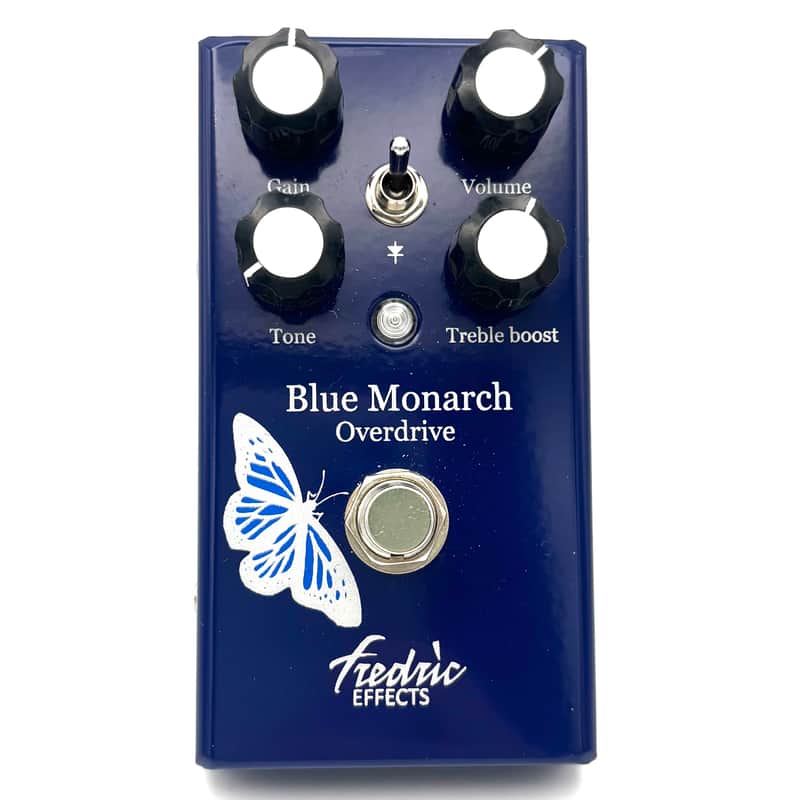 Fredric Effects Blue Monarch Overdrive Guitar Pedal image 1