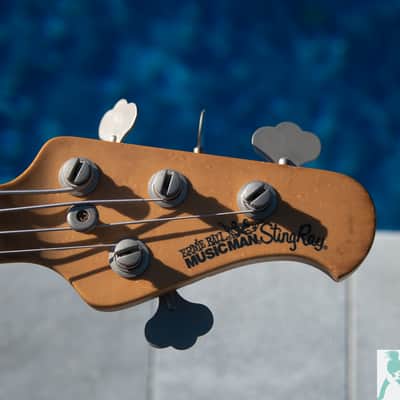 1994 Ernie Ball Music Man StingRay 3 EQ  - Killer Ash Body w Natural Gloss - Made in the USA image 2