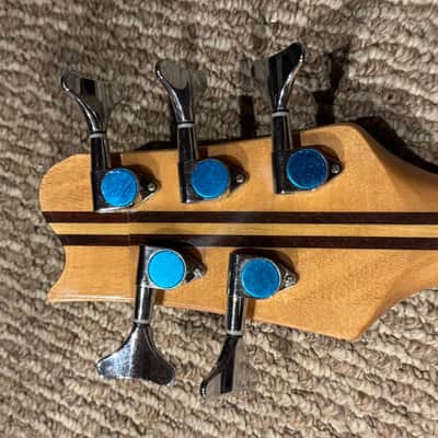 Sojing Bass Guitar - Stained Wood image 12