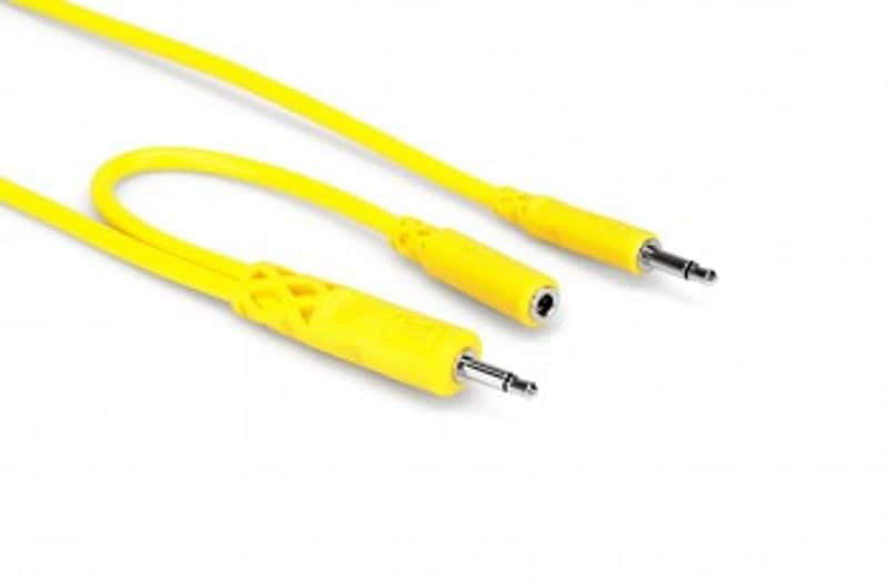 Hosa CMM-500Y-MIX Hopscotch Patch Cables image 1