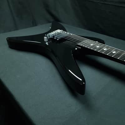 B.C. Rich Chuck Schuldiner Tribute Stealth 2008 Onyx Black Neck Through Dimarzio X2N Death Control Denied image 8