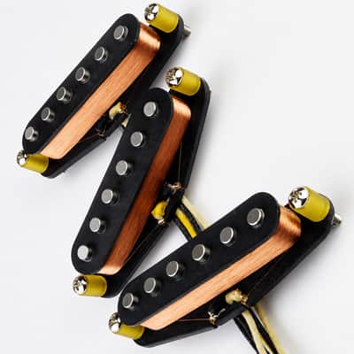 1954 Alnico 3 SSS Loaded ST Guitar Pickguard – Pre-Wired Single Coil Pickup Set, 11-Hole Strat Style Replacement image 1