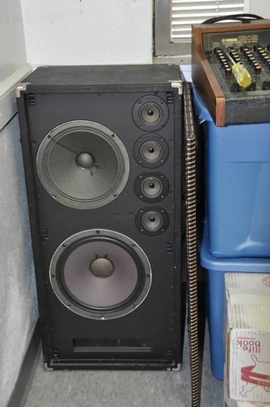 Yamaha SO112T Speaker Enclosures (2) 1978-80 Black/Orange | Reverb