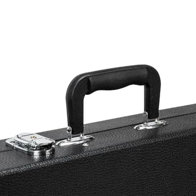 Electric Bass Guitar Hardshell Case | Waterproof Square Wood Carrying Case with Plush Interior & Storage | Durable and Lockable image 2