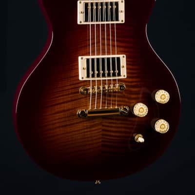 Huss & Dalton Meridian DC Custom Lipstick Red Flamed Maple and Mahogany Double Cutaway NEW image 1
