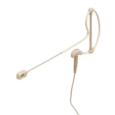 Samson SE60x Unidirectional Earset Microphone Bundle with 5X Samson Windscreens & Polishing Cloth - Four Adaptor Cables Compatible with Most Popular Wireless Systems, Tan image 2