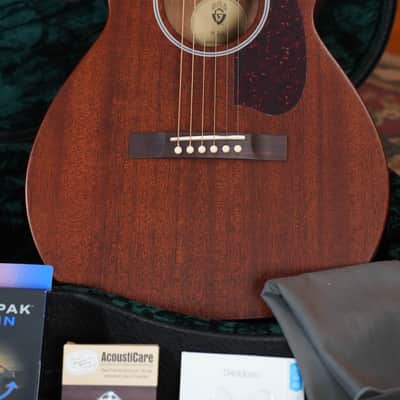 Guild M-20 Natural All African Mahogany Concert Acoustic Guitar #0317 image 2