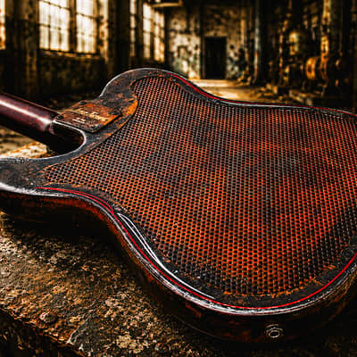 James Trussart Steelcaster with Bigsby 2016 - Rusted metal image 6