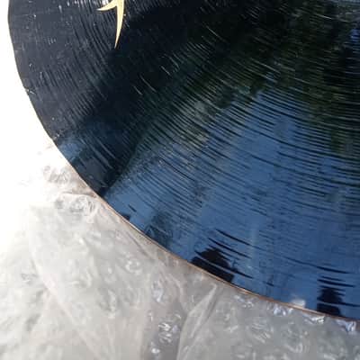 Paiste Black Alpha Slipknot edition Sound Edge Hi Hat 14" 2008-2010 - Black with Gold Slipknot logo image 5