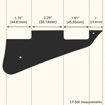 Tortoise 4 ply Pickguard for Gibson Les Paul standard or custom with Humbuckers image 6