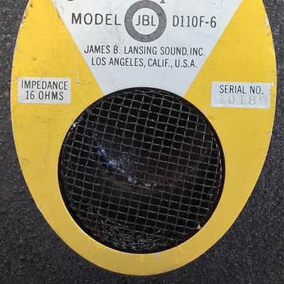 JBL D110F 1960s 16ohms original cone image 2