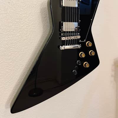 Gibson Explorer Custom Shop Guitar Roland GR-300 Synthesizer Ready 1985 Gloss Black Very Rare image 7