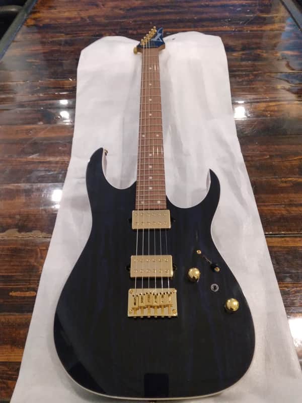 Ibanez - RG421HPAH | RG Standard Series Electric Guitar / Blue Wave Black (Factory Second) image 1