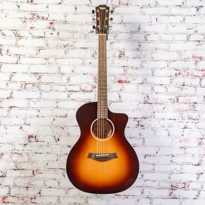 Taylor - Prototype 214ce Plus - Acoustic-Electric Guitar - Figured Urban Ash/Torrefied Sitka - Tobacco Sunburst - w/ Gigbag image 2