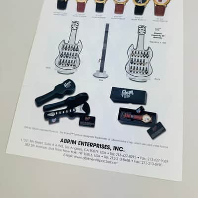 Gibson USA Licensed Watch Brochure 1998 image 2