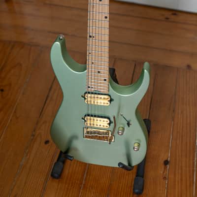 Charvel Angel Vivaldi Nova 7 Sage Green 2019 - Present - Satin Sage Green image 2