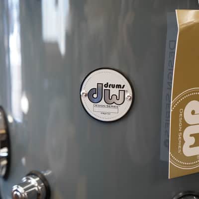 DW Design Series 14" Maple Floor Tom w/ Legs - Steel Gray Lacquer | 12x14" image 5