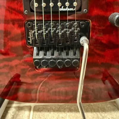 Jackson JS Series JS34Q DKA-M Dinky Archtop with Maple Fretboard 2015 - 2020 - Transparent Red image 8