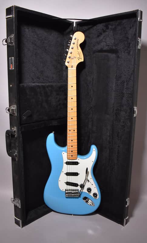 2023 Fender MIJ Limited International Color Maui Blue Stratocaster w/HSC image 1