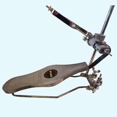 1970's Jacques Capelle Pro-Mark Orange Bass Drum Pedal Dual-Clamp 70s France FREE SHIPPING! image 3