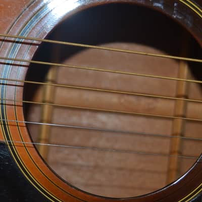 martin/sigma dm5s acoustic guitar sunburst image 6