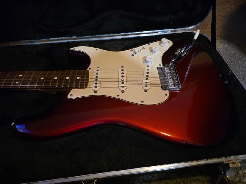 Fender American Standard Stratocaster with Rosewood Fretboard 2008 - 2012 - Candy Cola imagen 1