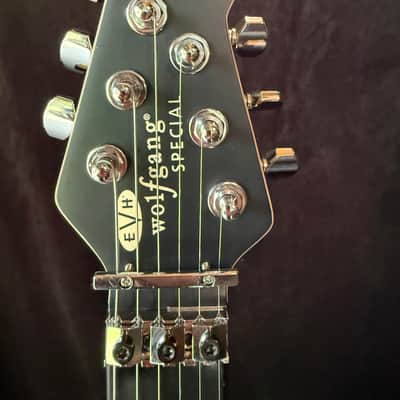 EVH Wolfgang Special Striped with Ebony Fretboard 2024 - Present - Satin Black/Yellow Stripes image 3