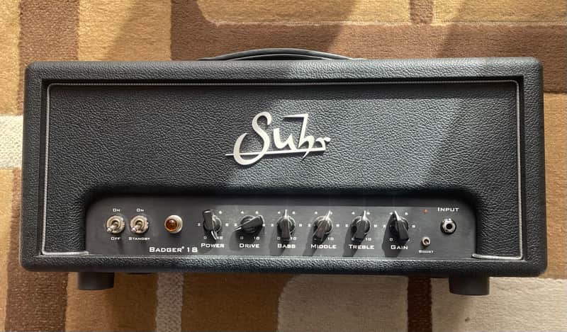 Suhr Badger 18 V2 18-Watt Guitar Amp Head 2016 - Present - Black image 1