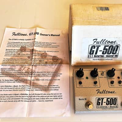 Rare Vintage Fulltone F.E.T Hi-Gain GT-500 Distortion and Overdrive Booster USA Made! LOW SERIAL Number! image 8