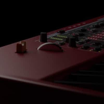 Mint Nord Stage 4 73 with a fully weighted Triple Sensor keybed with Physical Drawbars and LED indicators image 2