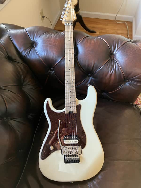 Left Handed Custom Charvel Tribute Floyd Rose Original Relic’d Seymour Duncan Evh 78 image 1