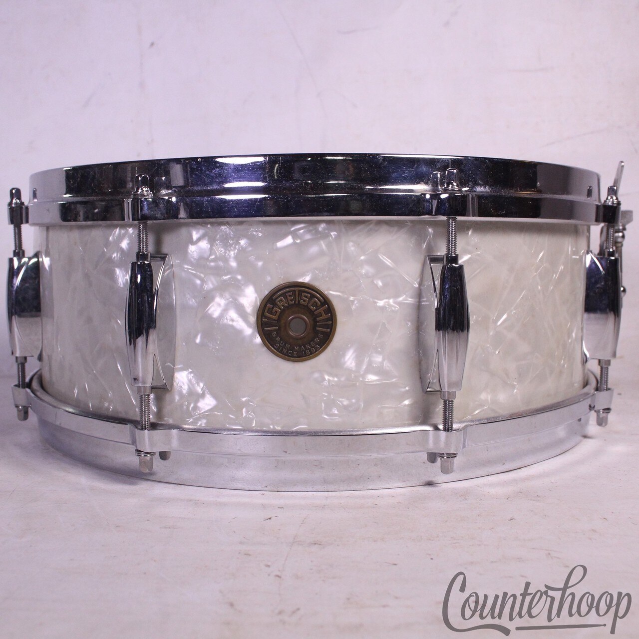 Gretsch 14x5" Renown Snare Drum WMP Vintage 60s Round Badge Die-Cast Rims USA* — main photograph