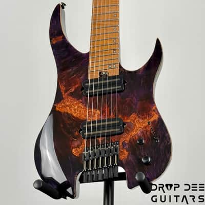 Legator Ghost X7F Multiscale Headless 7-String Electric Guitar w/ Bag - Magma image 4