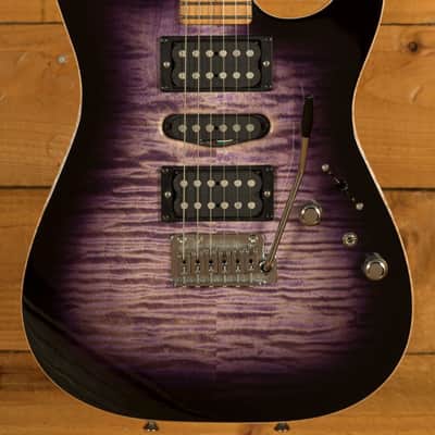 SUMMER SALE!! Tom Anderson Drop Top Natural Purple to T Purple to Black Burst with Binding 2023 image 1