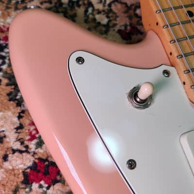 2021 Fender Japan Hybrid II Jazzmaster Flamingo Pink, 75th Anniversary Logo, MIJ JD21 image 9