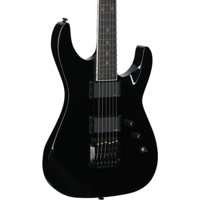 ESP LTD Jeff Hanneman JH-600 CTM Electric Guitar (with Case), Black image 1