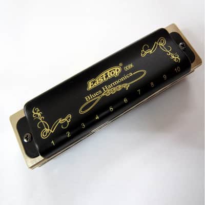 Easttop T008K 10 Hole Harp Diatonic Harmonica Bluesharp -Key of A image 7