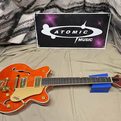 Gretsch G6122 Jr. 6122 Country Classic Junior Guitar with Case MIJ Japan 1999 Orange image 5