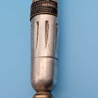 ☆Rare 1940s French SEM RJ1 Dynamic Microphone - Paris France Collectors Vintage Movie Prop Mic image 13
