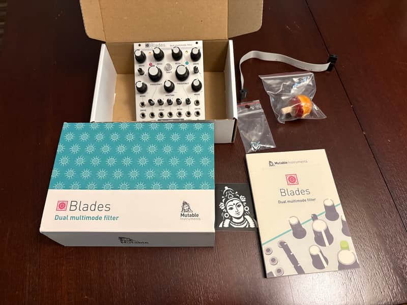 *Original* Mutable Instruments Blades Dual Multimode Filter 2020 - Present - Silver - Like New image 1