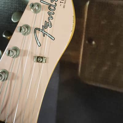 2019 Fender Custom Shop Limited Edition NAMM ‘63 Telecaster Relic Shell Pink Matching Headstock | 1-of-1 Custom Color Spec image 3