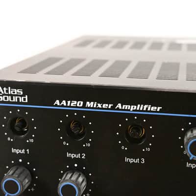 Atlas Sound AA120 6-Channel 120W Mixer Amplifier CG01Y07 image 5