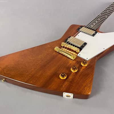 Immagine 2014 Gibson Custom Shop 1958 "Benchmark" Explorer Reissue – Natural Mahogany ~ Mint! - 4