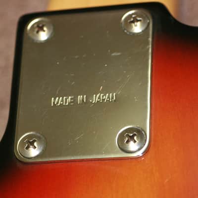 Maya Precision Bass 4 String 1970's 3 Color Sunburst image 12