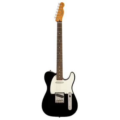 Used Squier Classic Vibe Baritone Custom Telecaster - Black w/ Laurel FB image 2