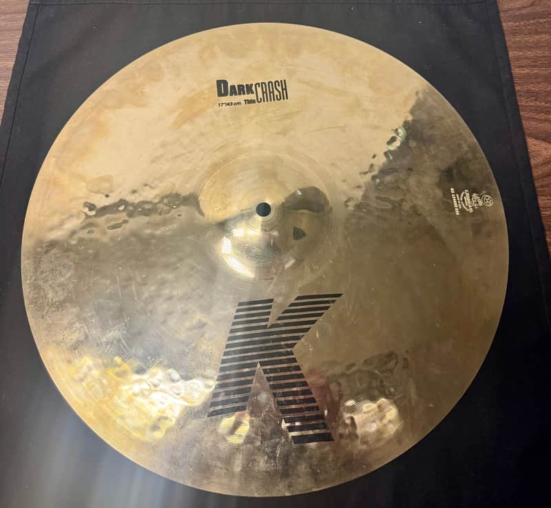 Zildjian 17" K Series Dark Thin Crash Cymbal 2024 - Brilliant image 1