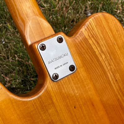 1974 Greco TE-450N Thinline Tele ... EMBOSSED Maxon PU-103 Prototype Wide-Range Humbuckers ... BAKED MAPLE FRETBOARD ... (Made In Japan Lawsuit Era) + GIGBAG image 5