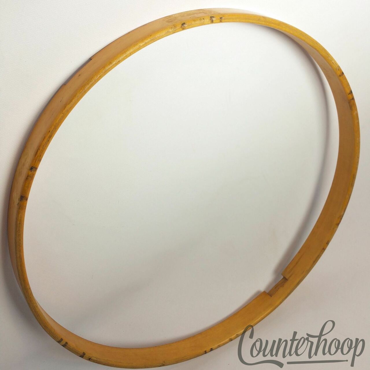 Gretsch 14"3Ply Natural Maple Wood Hoop/Rim Snare Drum Resonant Marching 50s USA — main photograph