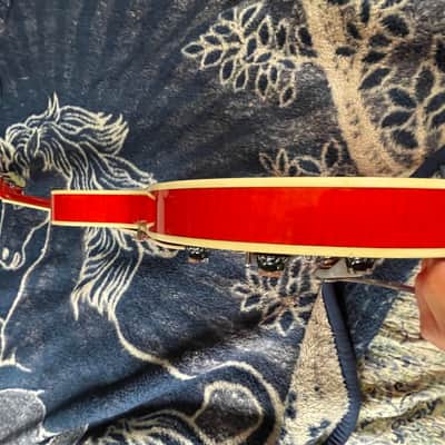 Eastman T486B-RD Thinline Archtop with Bigsby 2015, Red, near mint w/OHSC image 16