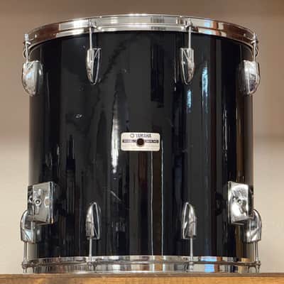 1986 Yamaha 8000 Tour Custom Piano Black Lacquer 12/13/16/22 Drum Kit image 9